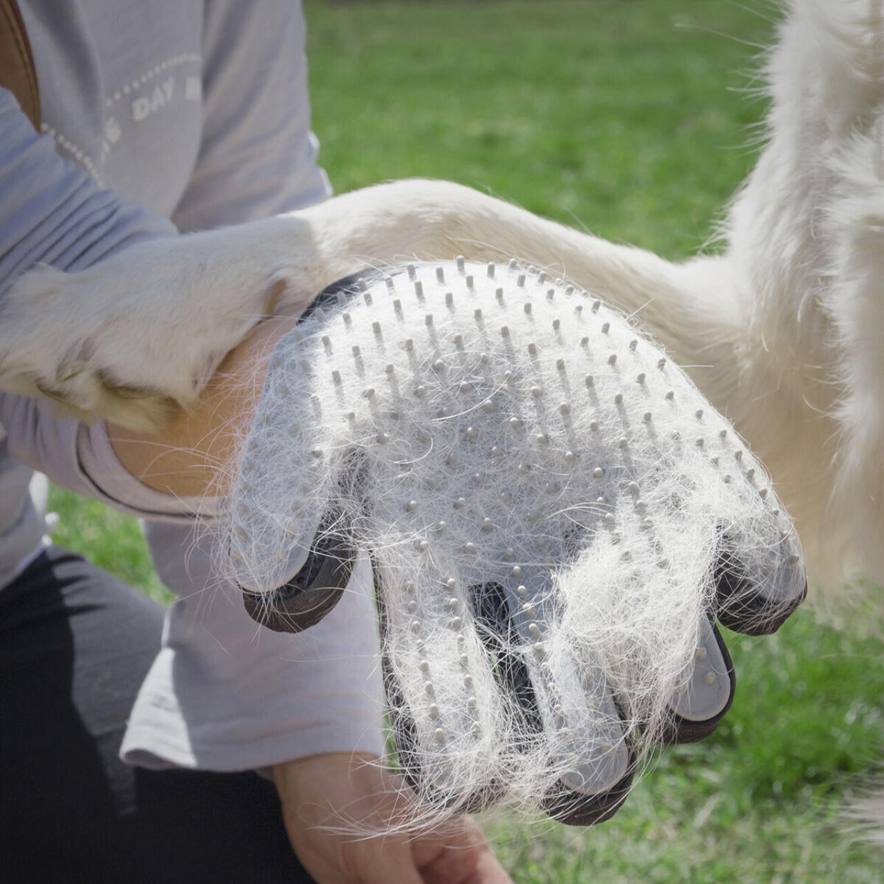 Guante para Cepillar y Masajear Mascotas Relpet