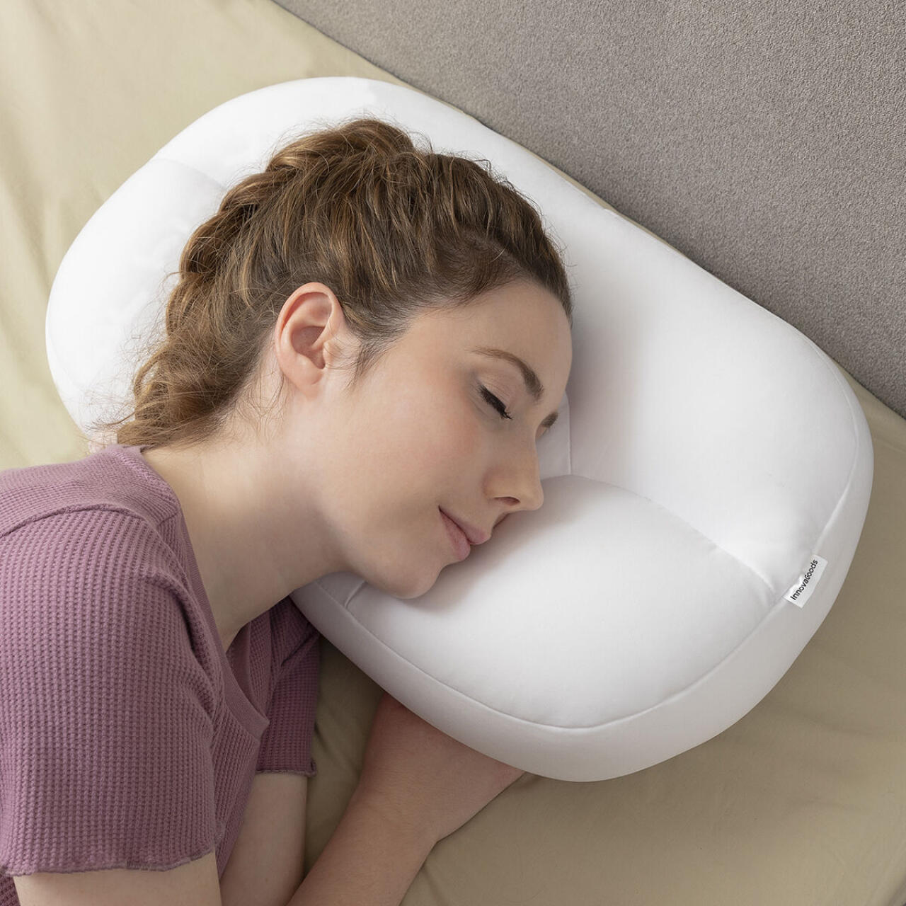 Almohada Nube 3D Antiarrugas Wrileep