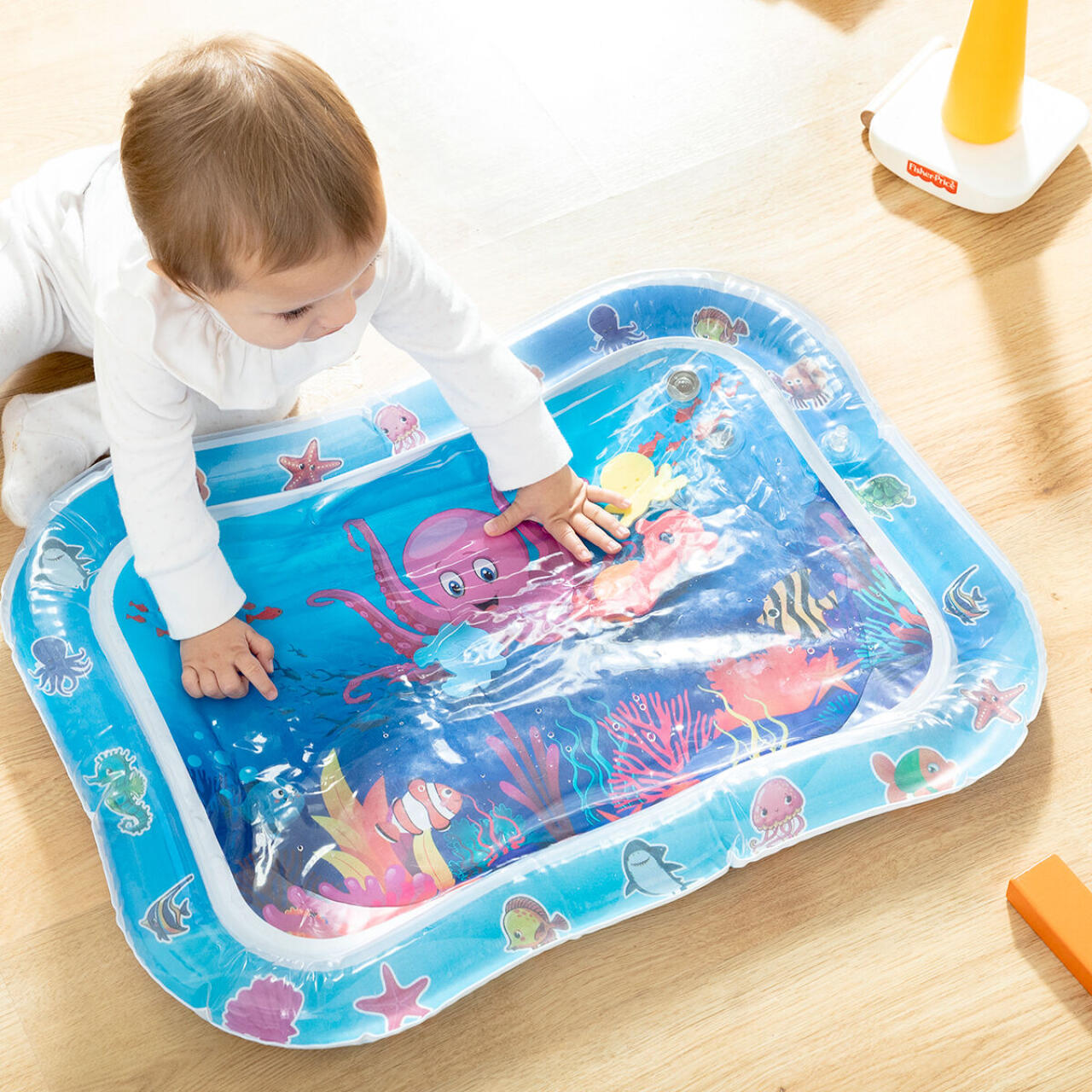 Alfombra de Juegos Inflable con Agua para Bebé Wabbly